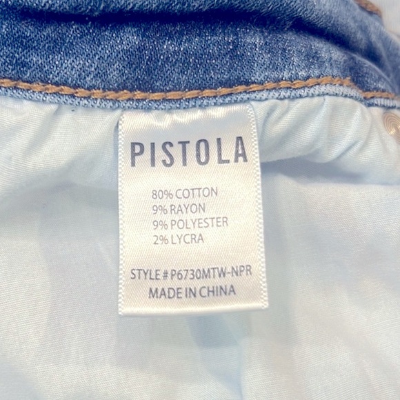 Pistola Mid-Rise Skinny Jeans Blue Wash Size 30 - Picture 10 of 12
